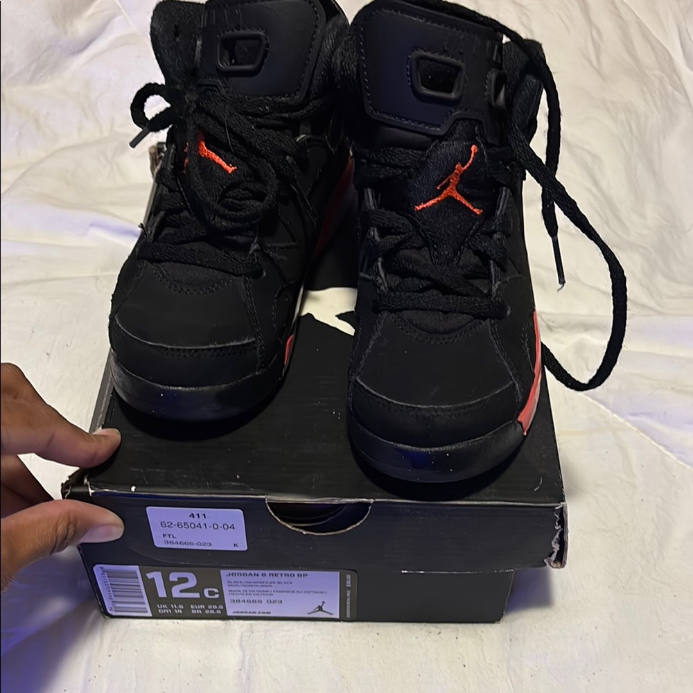 Boys Retro Jordan 6 Infrared